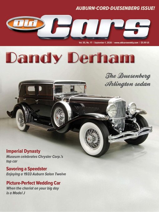 Cover image for Old Cars Weekly